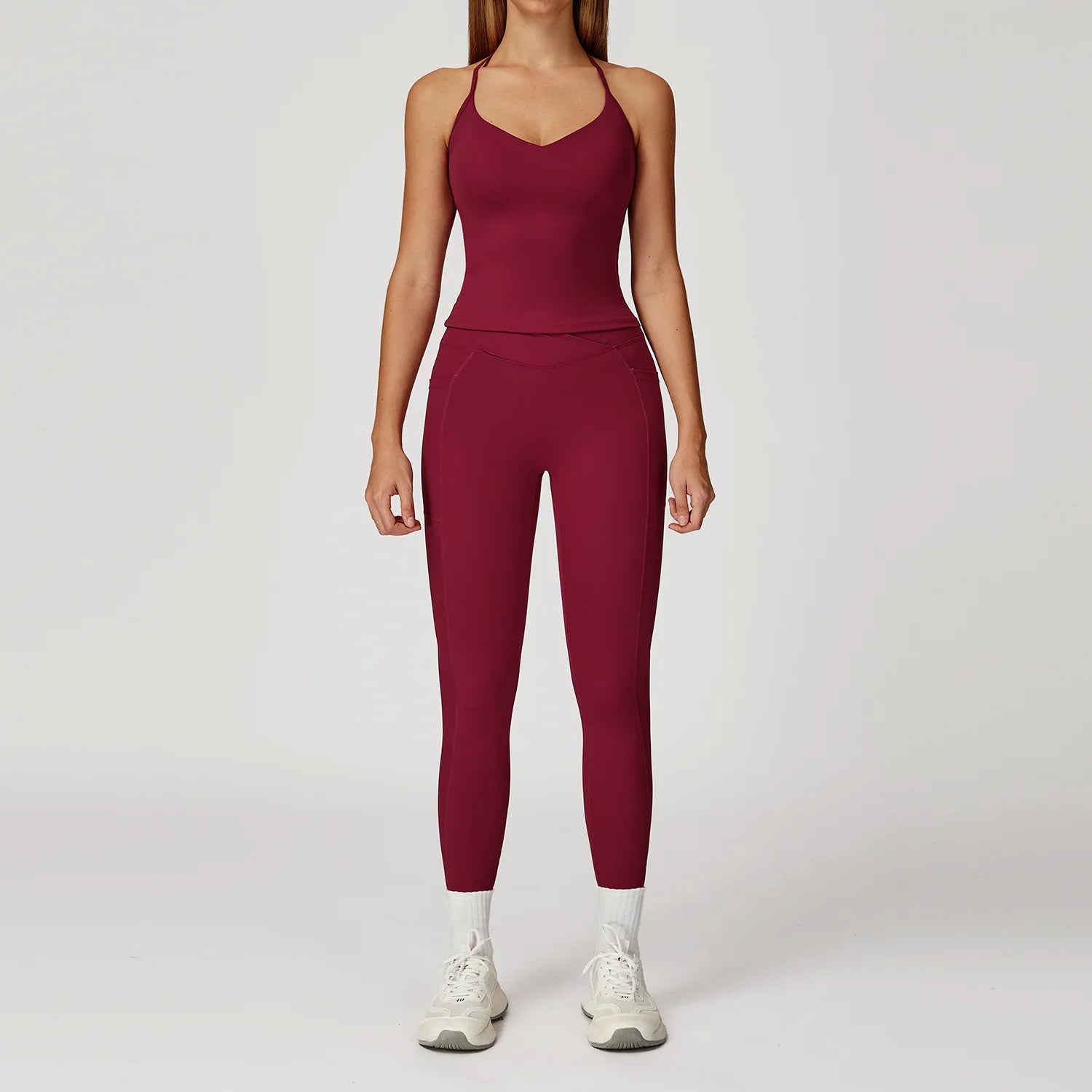 Momentum Set – Women’s Gym Vest & High Waist Leggings