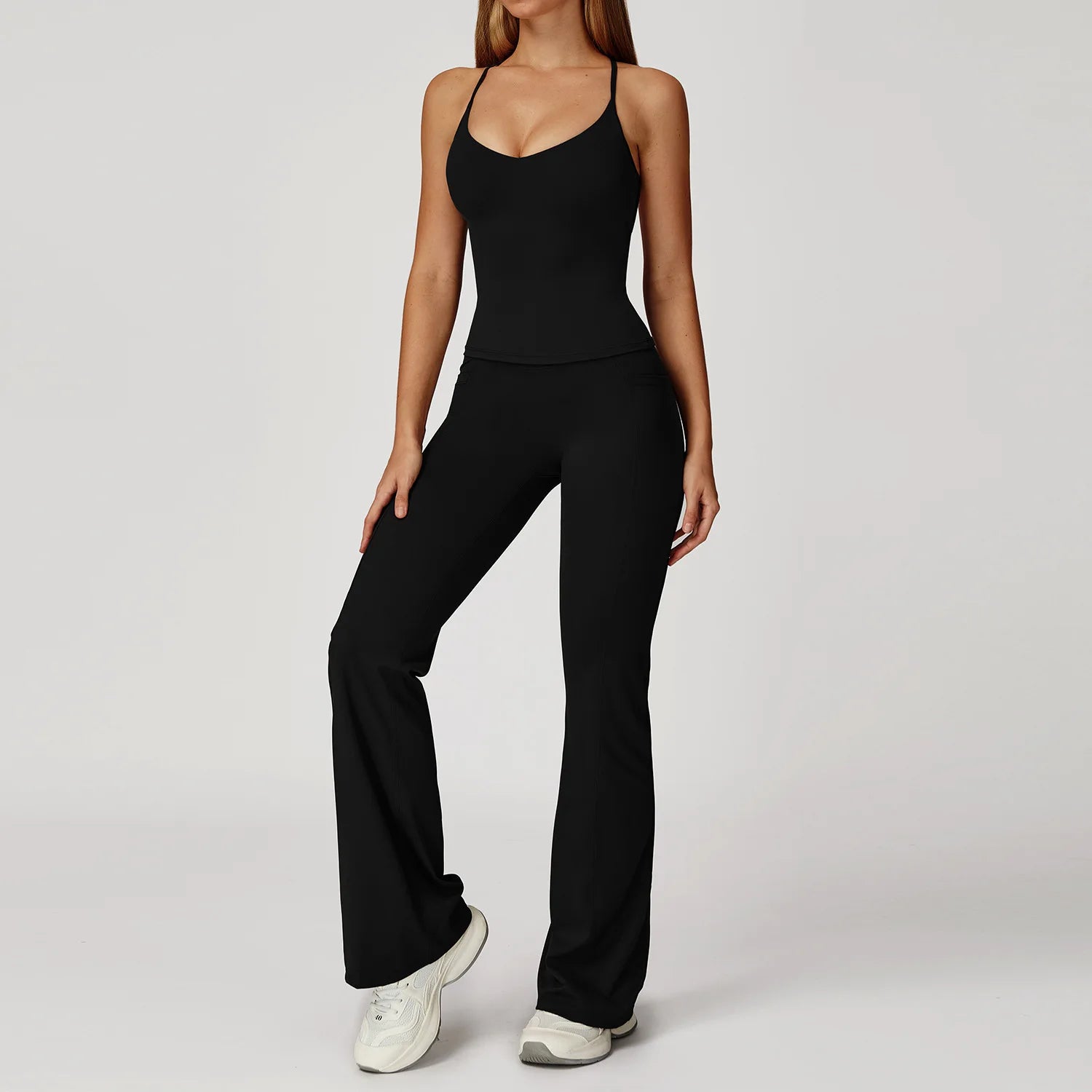 Momentum Set – Women’s Gym Vest & High Waist Leggings