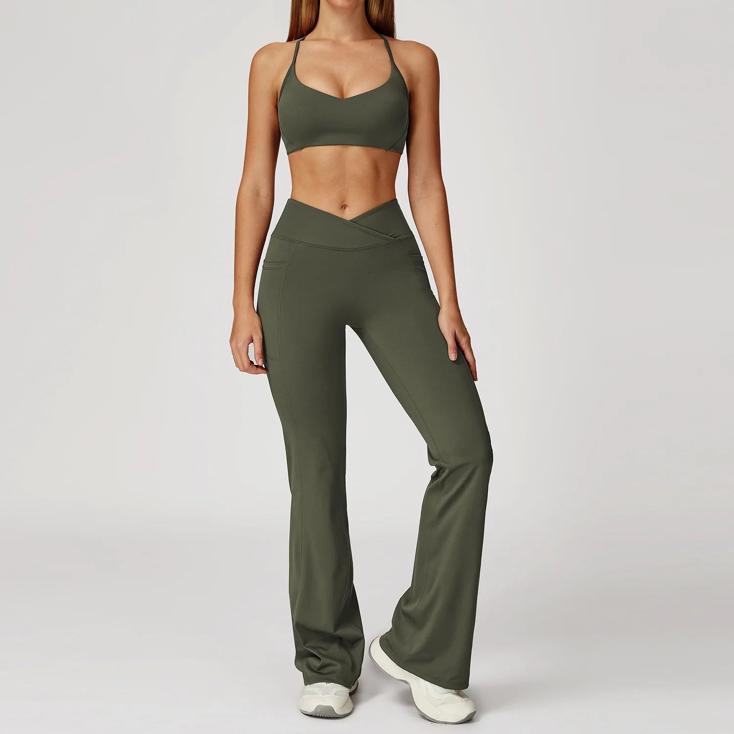 Momentum Set – Women’s Gym Vest & High Waist Leggings